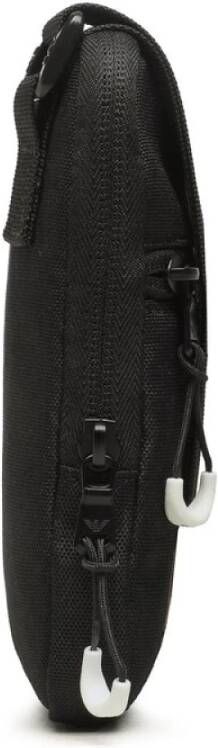 Emporio Armani EA7 Zwart Goud Mini Pouch Schoudertas Zwart Heren