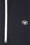 Emporio Armani Nachtblauwe hoodie met contrastdetails Black Heren - Thumbnail 2