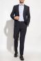 Emporio Armani Blauw Regular Fit Overhemd met Lange Mouwen en All Over Eagle Logo Xxxl Blue Heren - Thumbnail 3