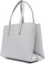 Emporio Armani Getextureerde Tote Bag met Logo Stempel Grijs Dames - Thumbnail 2