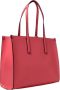 Emporio Armani Stevige Shopper Tas met Gouden Bedel Red Dames - Thumbnail 2
