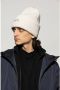 Emporio Armani Roomkleurige Wollen Baret met Witte Patch White Unisex - Thumbnail 3