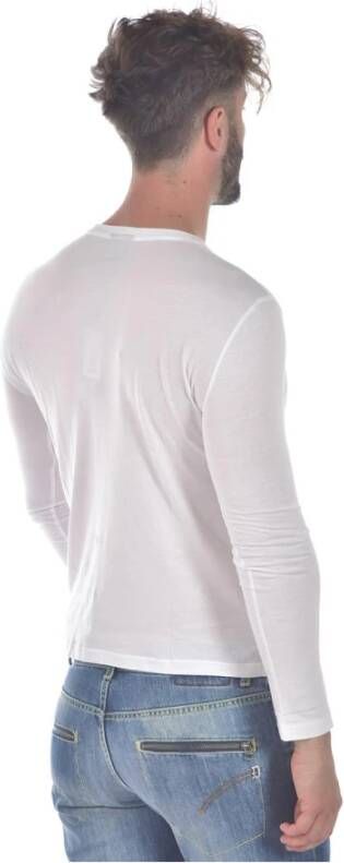 Emporio Armani Heren Overhemd met Lange Mouwen Tijdloze Stijl White Heren