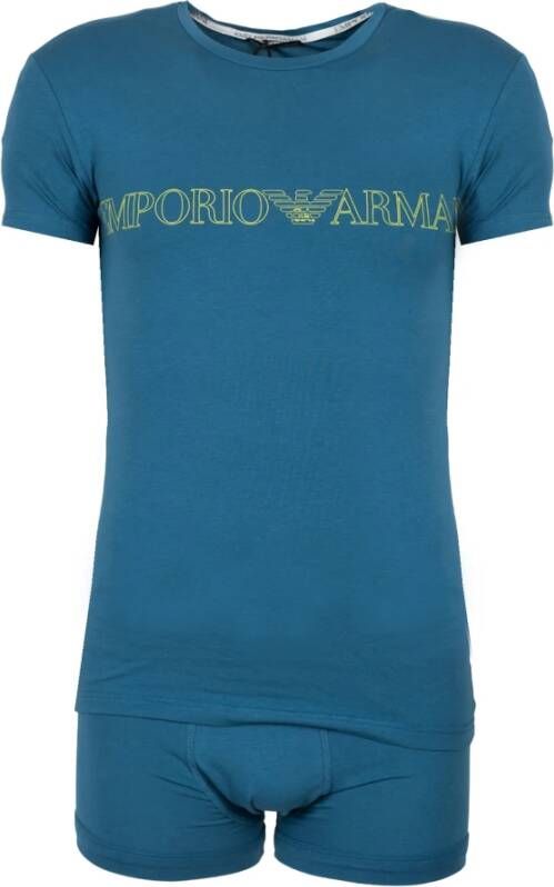 Emporio Armani Herenondergoed Set Blauw Heren