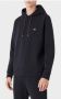 Emporio Armani Nachtblauwe hoodie met contrastdetails Black Heren - Thumbnail 5