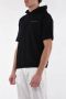 Emporio Armani Navy Blauwe Hoodie T-Shirt met Logo Patch Blue Heren - Thumbnail 2