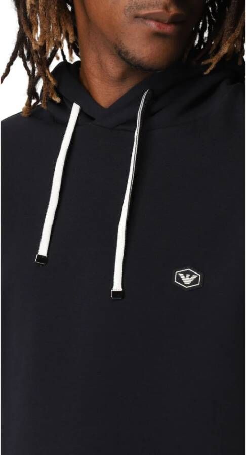 Emporio Armani Hoodies Blauw Heren
