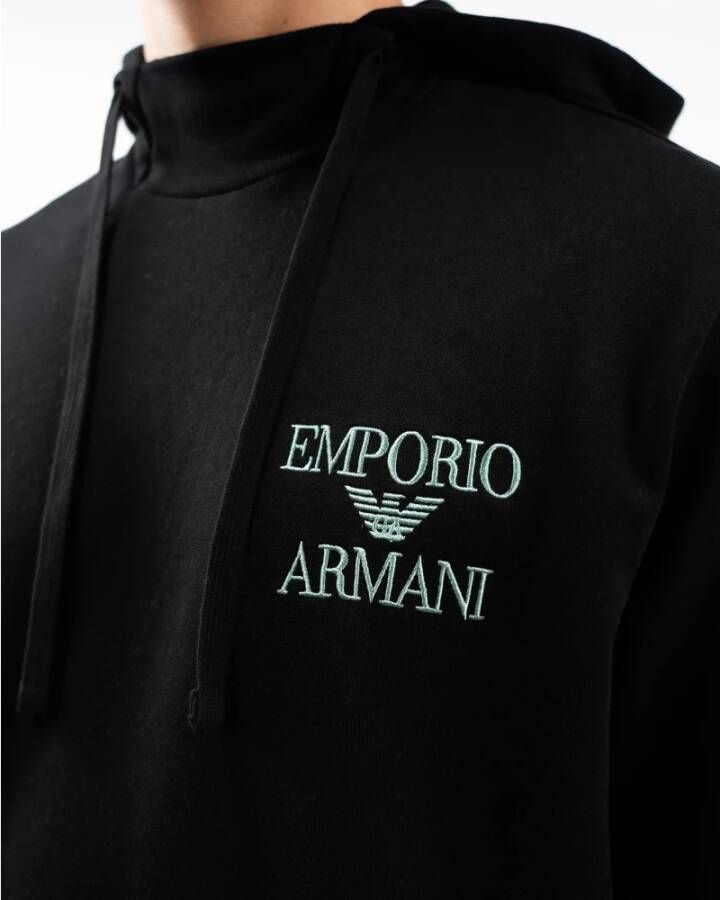 Emporio Armani Hoodies Zwart Heren