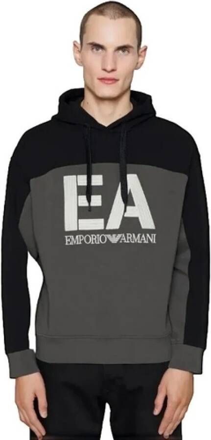 Emporio Armani Sweaters Zwart Heren