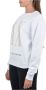 Emporio Armani Iconische Sweaters met Maxi Logo White Dames - Thumbnail 2