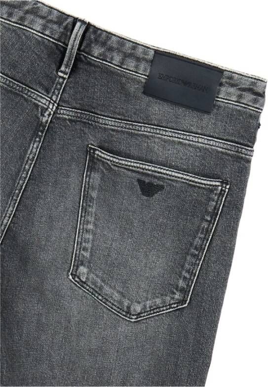 Emporio Armani J06 Low-Rise Slim-Fit Jeans Zwart Heren