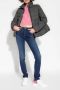 Emporio Armani Slim Fit Dames Jeans met Contraststiksels Blue Dames - Thumbnail 2