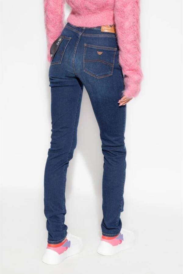 Emporio Armani J18 slim fit jeans Blue Dames