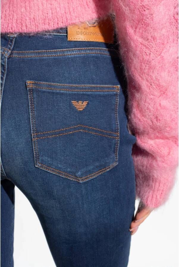 Emporio Armani J18 slim fit jeans Blue Dames