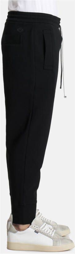 Emporio Armani Jogger jersey broek Zwart Heren