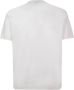 Emporio Armani Witte Katoenen T-shirt met Adelaar Patch Logo White Heren - Thumbnail 2