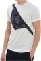 Emporio Armani Witte heren T-shirt met camouflage zak White Heren - Thumbnail 2