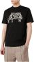 Emporio Armani Zwarte heren T-shirt met korte mouwen en maxi logo Black Heren - Thumbnail 2