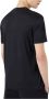 Emporio Armani Navyblauw T-shirt met korte mouwen en Maxi Eagle Cartoon Patch Black Heren - Thumbnail 2