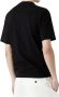 Emporio Armani Zwart katoenen T-shirt met korte mouwen en geborduurd logo Black Heren - Thumbnail 3