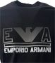 Emporio Armani Korte Mouw Jersey T-Shirt met Maxi Logo XXL Black Heren - Thumbnail 2
