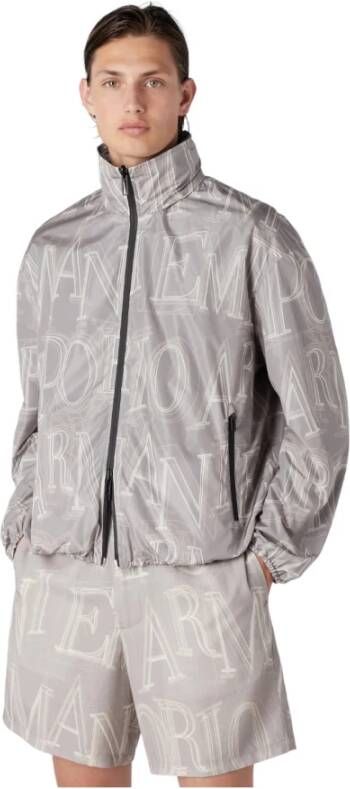 Emporio Armani Light Jackets Grijs Heren