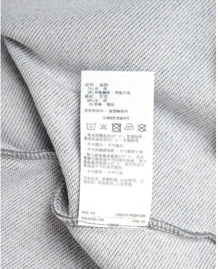 Emporio Armani Logo-print sweatshirt Grijs Heren