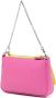 Emporio Armani Dubbele Mini Tas in Fuchsia en Lime Groen Hertenprint met Verstelbare en Afneembare Schouderband Pink Dames - Thumbnail 2