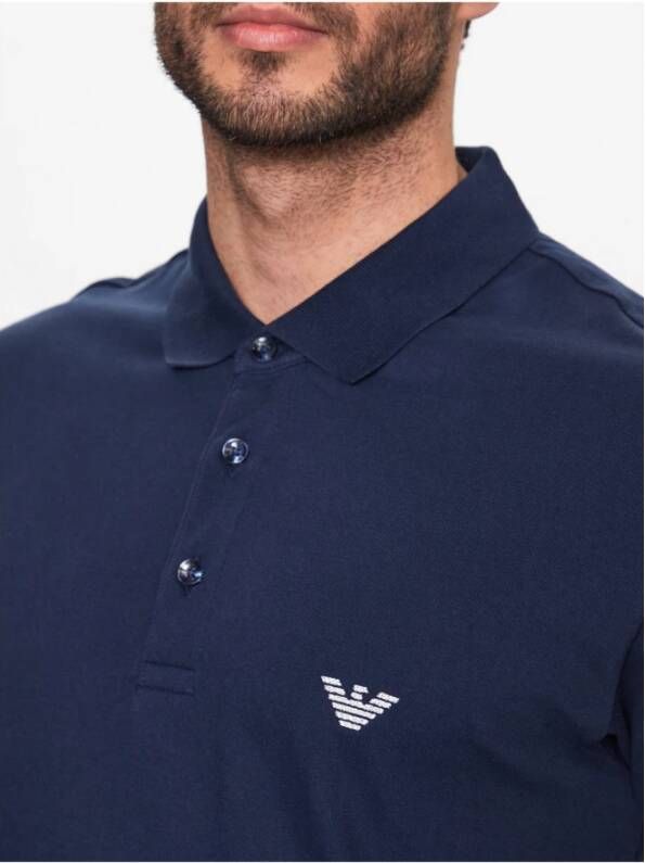 Emporio Armani Polo Shirt Blauw Heren