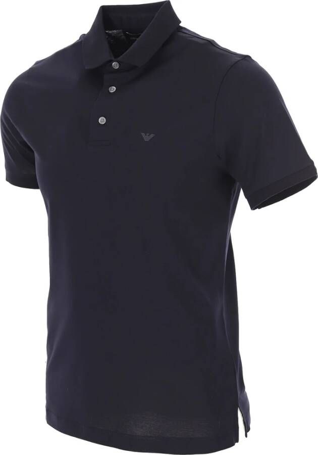 Emporio Armani Polo Shirts Blauw Heren