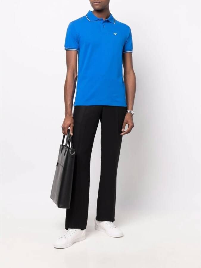 Emporio Armani Poloshirt Blauw Unisex