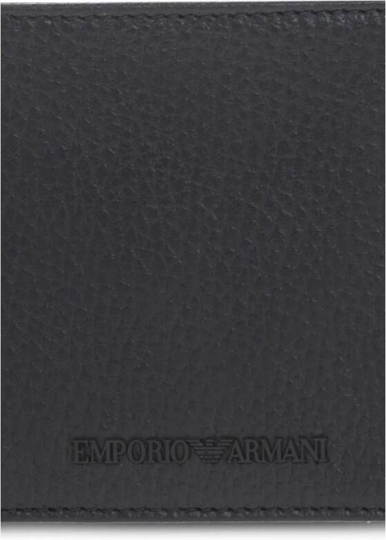 Emporio Armani Portemonnee met logo Black Heren