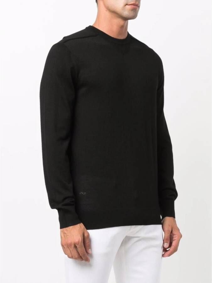 Emporio Armani Round-neck Knitwear Zwart Heren