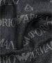 Emporio Armani Heren Sjaal met logo all over Blue Heren - Thumbnail 3