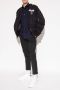 Emporio Armani Navyblauw Regular Fit Overhemd met All Over Adelaar Logo Blue Heren - Thumbnail 2