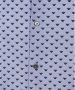 Emporio Armani Regular Fit Blauw Overhemd met All Over Micro Adelaar Borduurwerk Blue Heren - Thumbnail 2