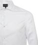 Emporio Armani Witte Katoenen Overhemd met Logo Lettering Overal White Heren - Thumbnail 4