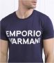 Emporio Armani Short Sleeve Shirts Blauw Heren - Thumbnail 3