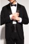 Armani Zijden Taille Riem Verhoog Stijl Black Heren - Thumbnail 2