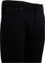 Emporio Armani J06 Slim-Fit Jeans Zwart Stretch-Katoen Contraststiksels Black Heren - Thumbnail 5