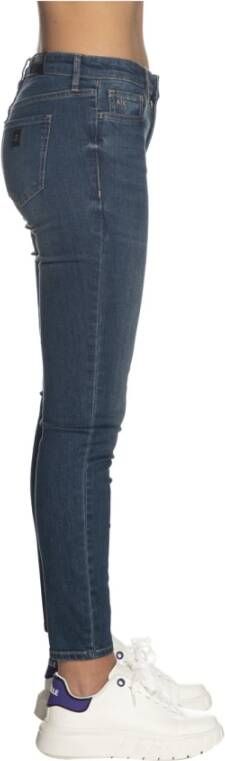 Emporio Armani Slim-fit Jeans Blauw Dames