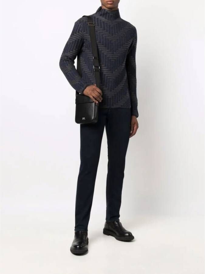 Emporio Armani Slim-fit Jeans Blauw Heren