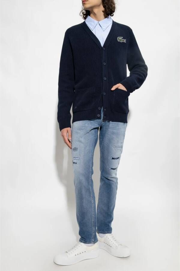 Emporio Armani Slim-fit Jeans Blauw Heren