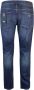 Emporio Armani Blauwe Jeans met Smalle Pijpen en Logo Patch Blauw Heren - Thumbnail 2