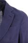 Emporio Armani Stijlvolle Marineblauwe Linnen Jas Blauw Heren - Thumbnail 2