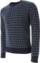 Emporio Armani Stijlvolle Sweaters voor Heren Blauw Heren - Thumbnail 2