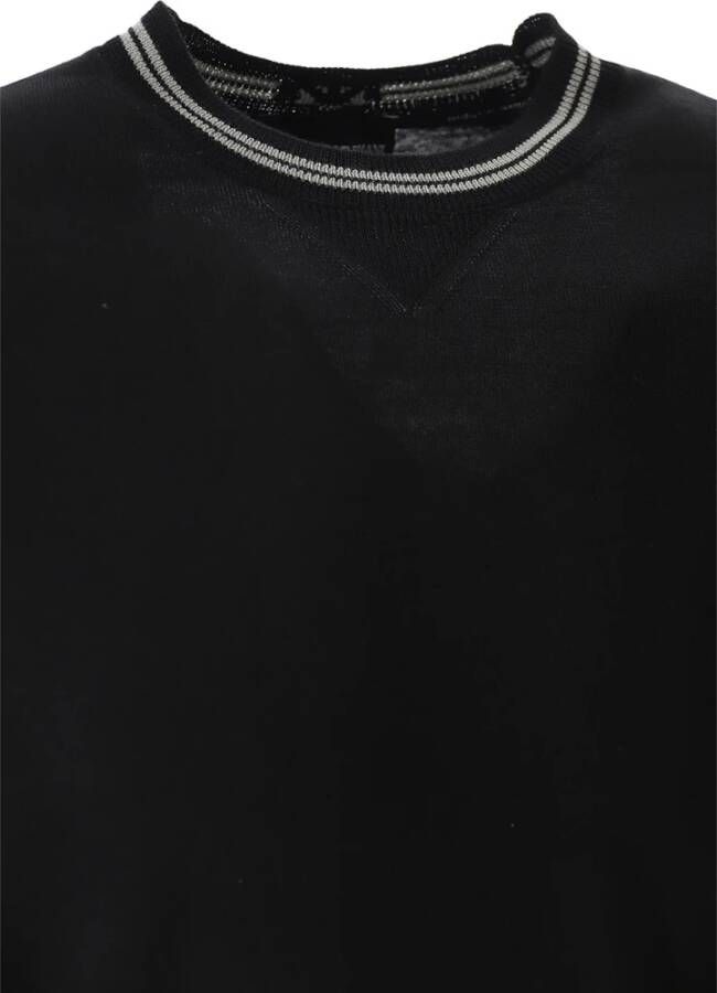 Emporio Armani Stijlvolle Sweaters voor Heren Zwart Heren
