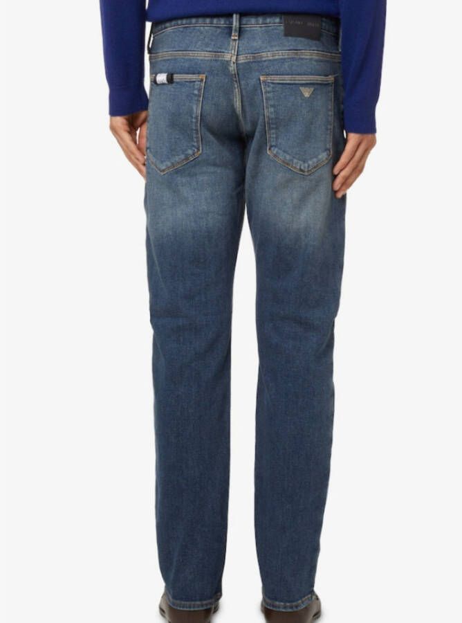 Emporio Armani Trousers Denim Blauw Heren