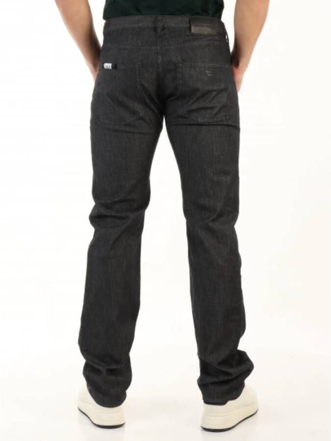 Emporio Armani Straight Jeans Zwart Heren