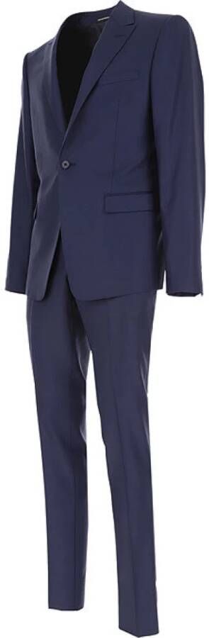 Emporio Armani Suits Blauw Heren